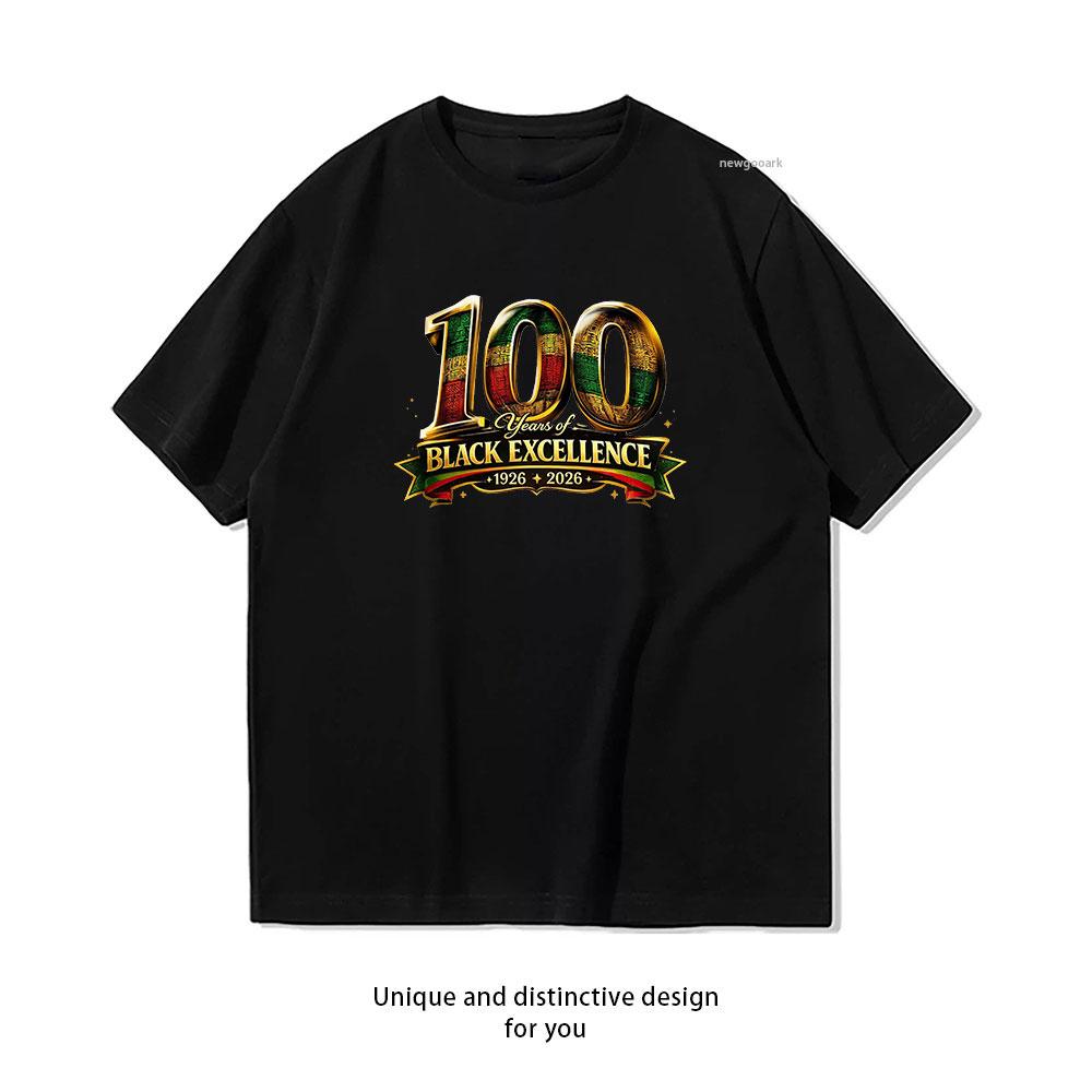 Years of Black Excellence tshirt Black History tshirt Women Unisex Casual cotton graphic t shirts outdoors
