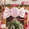 Creative Foam Candy Christmas Tree Topper Hanging Tree Top Style Xmas Tree Lollipop Ornament Xmas Tree Hat Decor Home Decor