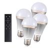 Светодиодная лампа 12 Вт, цоколь E26, с пультом дистанционного управления, эквивалент лампы 100 Вт, теплый белый, дневной свет, диммируемая, с регулировкой цвета, таймер, ночник,