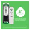 Refrigerator water purifier suitable for Matek and Chef Bao models model EDR4RXD1/UKF8001 single White
