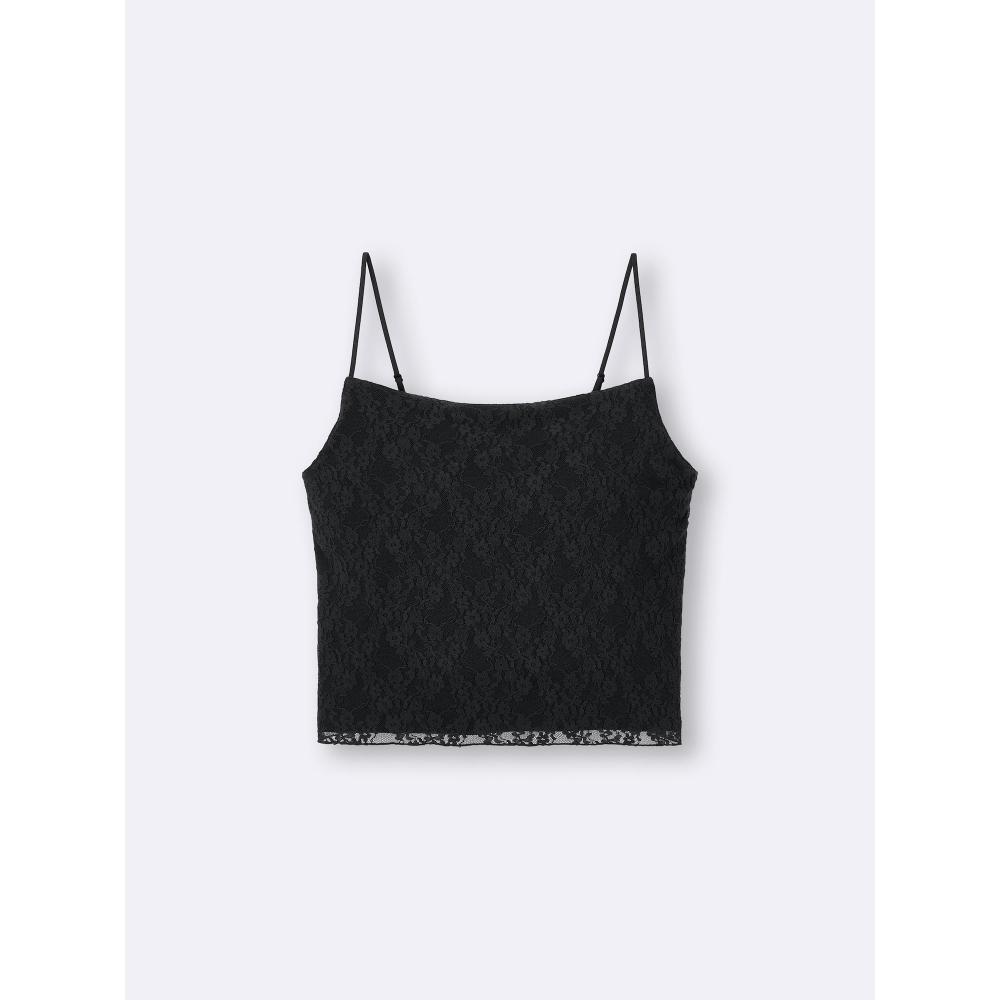GU by Uniqlo Укороченная кружевная майка с ощущением бюстгальтера