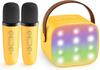 Bluetooth Wireless Microphone with Built-in Speaker, Home KTV Subwoofer, All-in-One Karaoke System