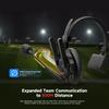 Synco Xtalk XPro9 9-Person Wireless Intercom Headset System 2.4G Wireless Headset with Microphone