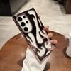 Чехол с 3D-рисунком пламени с покрытием для Samsung S25 S24 Plus S22 S23 Ultra A16 A06 A55 A15 A54 A14 Модный полый противоударный чехол
