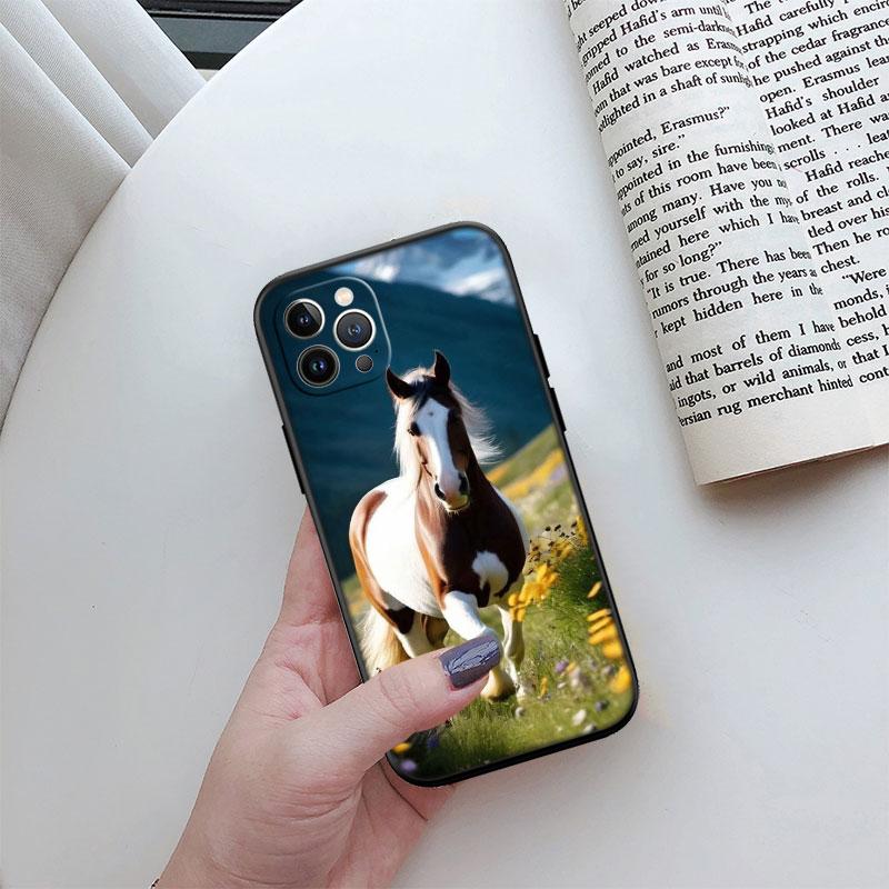 Чехол для телефона 'Красивая лошадь' для Samsung Galaxy S24 S25 Ultra FE Plus Edge A22 A24 A25 A35 A02S A21S