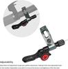 BBxunsless MTB подседельный рычаг, регулируемый рычаг для шоссейного велосипеда, механический пульт дистанционного управления для руля 22,2 мм, черный
