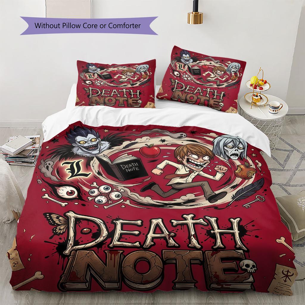 Постельное белье с пододеяльником Death Note для детей, очень большого размера, идеальный подарок, доступны различные размеры -HE181