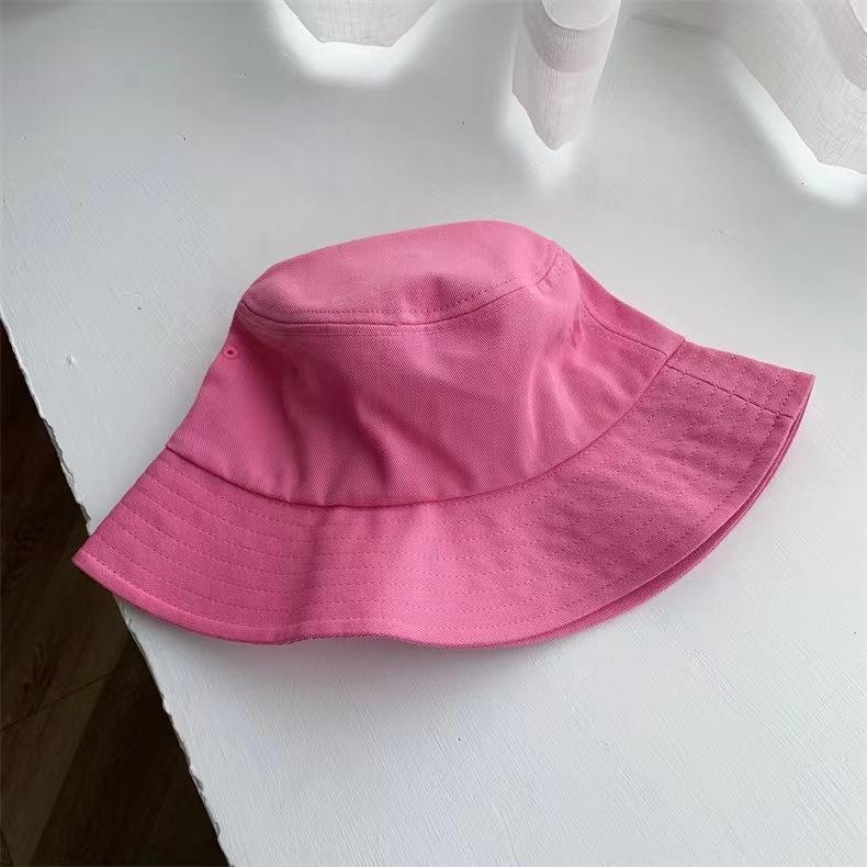 INS рыбацкая шляпа для мужчин и женщин, однотонная шляпа ярких цветов, весенне-летняя шляпа-тазик, универсальная шляпа, модная корейская версия, солнцезащитная шляпа