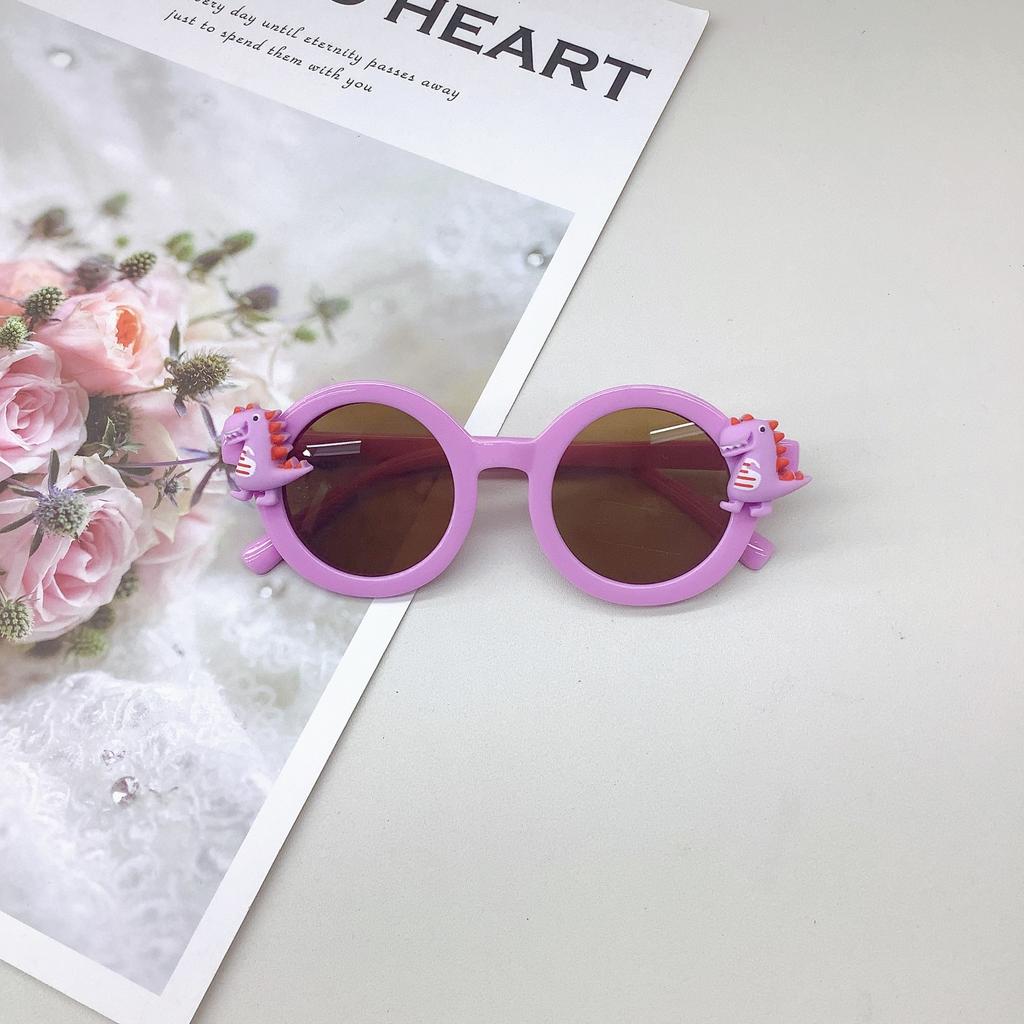 Модные круглые детские очки, аксессуары для медведей, милые детские солнцезащитные очки-тенты, солнцезащитные очки