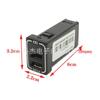 USB + PD Зарядное устройство Toyota с дисплеем напряжения для Camry, RAV4, Corolla (Двойной порт QC3.0)