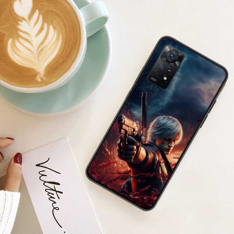 Чехол для телефона D-Devil May Cry DMC для Redmi 13C 14C Note 13 14 Pro 5G Plus 12 12C 10 10A 10C 9 9A 9C 9T 8 8A K70 Pro Xiaomi Cover S