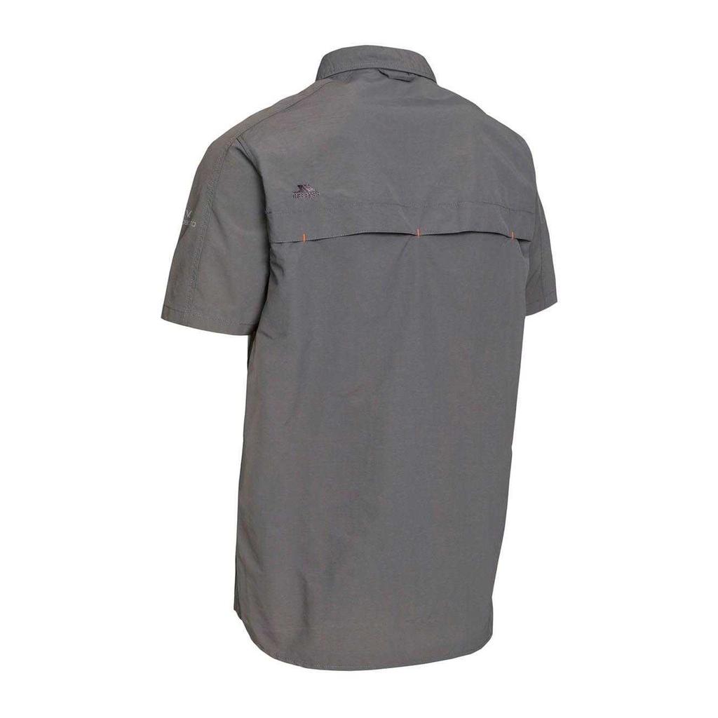 Trespass Mens Lowrel Mosquito Repellent Short-Sleeved Shirt
