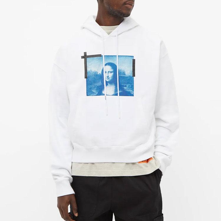 Off- Monalisa Over hoodie OMBB037C99FLE0050145