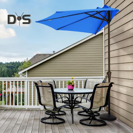 270 см полузонт сменный тент защита от ультрафиолета открытый сад патио задний двор зонтик рынок настольный зонт сменный тканевый чехол