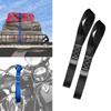 2/4pcs Motorcycle Tie Down Luggage Bandage Soft Straps Towing Ropes For Car Motorbike Hauling Belt Loops Band Tensioning Belts