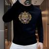 Мужская толстовка с длинным рукавом в европейском стиле с принтом тигра - Осенне-зимняя модная верхняя одежда для внутреннего слоя