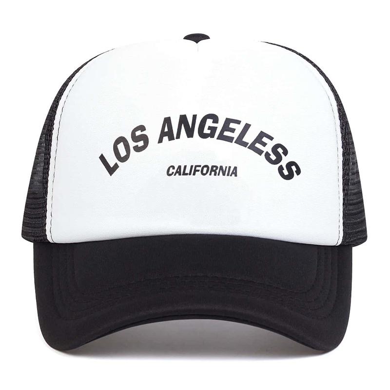 Summer LOS ANGELES Print Baseball Hat Outdoor Sports Breathable Mesh Hats Fashion Cotton Cap Hip Hop Caps Couple Hat