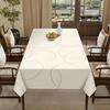 VIKAMA Wabi-Sabi Style Tablecloth New Chinese-Style Wabi-Sabi Living Room Dining Area Crafting a Zen-Inspired Natural Ambiance