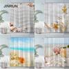 JINRUN Bathroom Thickened Waterproof Curtain Mildew Proof Shower Curtain Shower Partition Curtain Shower Curtain Bathroom Curtain Free Perforation