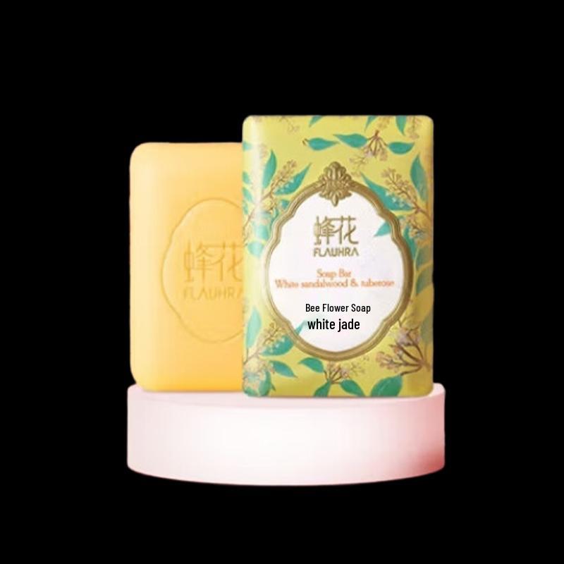 Шанхайское мыло «Пчела» (Белый сандал Вечерний нефрит) - 5 баров