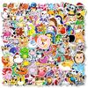 100 Cute Animals Fresh and Fashionable Suitcase Water Cup Notebook Cute Wind Waterproof Stickers