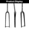 New RACE Carbon Fiber Gravel Front Fork,Half Internal Cable,Straight/Tapered Tube,Max Tire 700C x 45C,Thru Axle 12x100mm Or QR