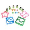 20pcs Sandwich Cutter for Kids Vegetable Cutter Shapes Sets Mini Cookie Cutters Fruit Stamps Mold