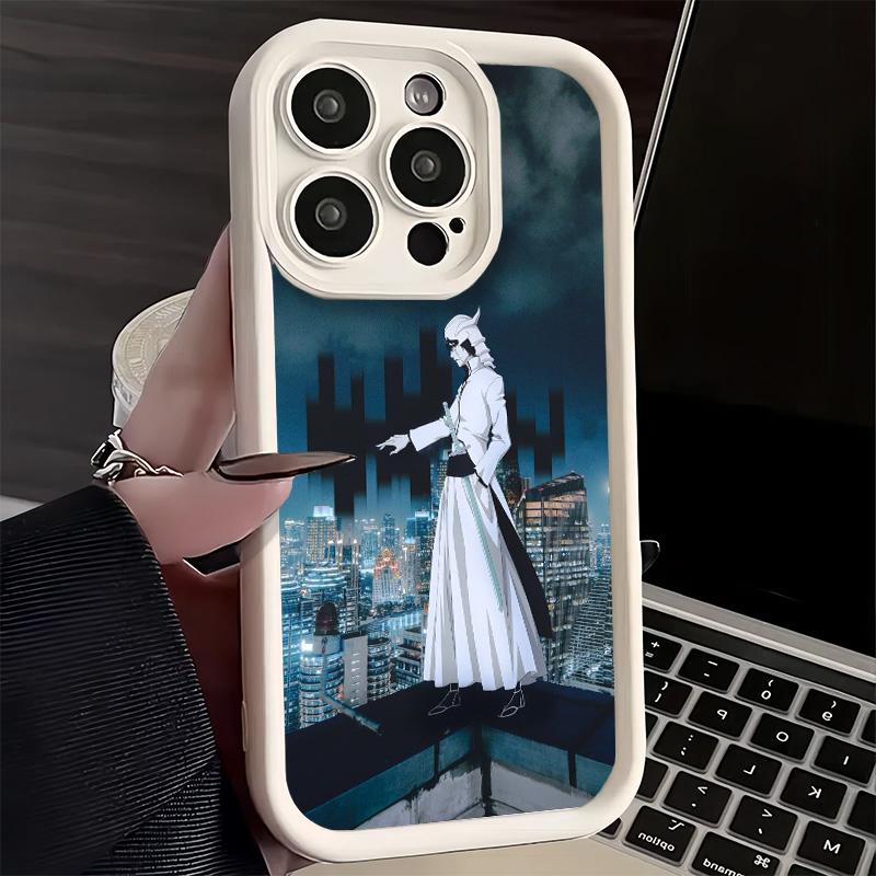 Phone Case for iPhone 17 Air 16E 15 16 Pro Max Bleach Ulquiorra Cifer 4 Cover 14 Plus 13 12 Mini Soft Shell Silicone Fundas