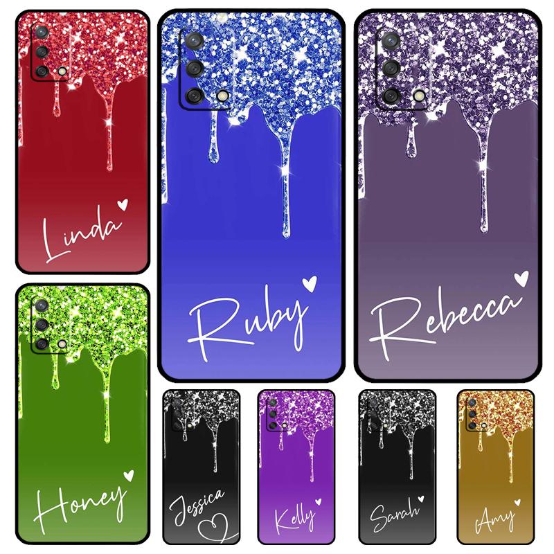 Персонализированный глянцевый блестящий чехол для OPPO A57S A54S A96 A76 A16 A5 A9 A53 A15 A17 A18 A58 A78 A98 A52 A72 A54 A74 A94