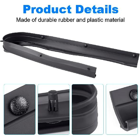Нижний резиновый уплотнитель двери Совместим с Ford F250 F350 F450 F550 Super Duty 1999-2015, Ford Excursion 2000-2005, Передняя левая или
