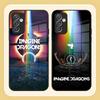 Чехол для телефона I-Imagine Dragons из резинок для Samsung S24 Ultra S23 S22 S20 Fe S21 Plus A54 A34 A24 A53 A13 A16 Стеклянная крышка