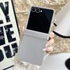 Матовый чехол с градиентом и двойным цветом для Samsung Galaxy Z Flip 7 6 5 4 3 flip7 ZFlip Защита шарнира Жесткий ПК Ударопрочный Тонкий чехол