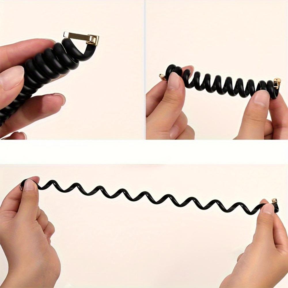 2 шт./компл. спиральная резинка для волос, резинка для волос, эластичная веревка для волос, держатель для хвоста, аксессуары для волос