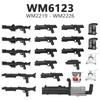 WM6123 Совместимые Детали Фигурок Действия WM2219 WM2220 WM2221 WM2222 WM2223 WM2224 WM2225 WM2226 Кирпичи WM Блоки Аксессуары Игрушки