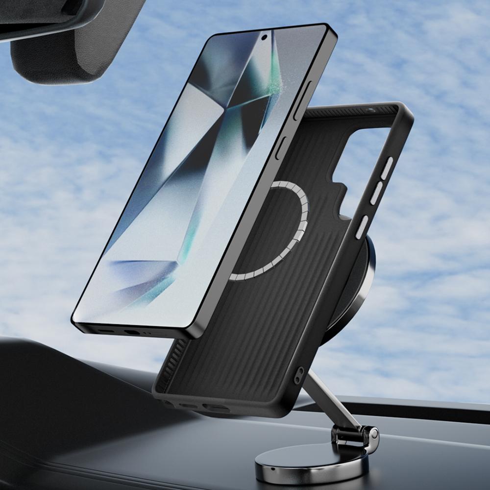 ABEEL For Samsung Galaxy S24 FE Magnetic Case Ultra Slim PC TPU Phone Back Cover