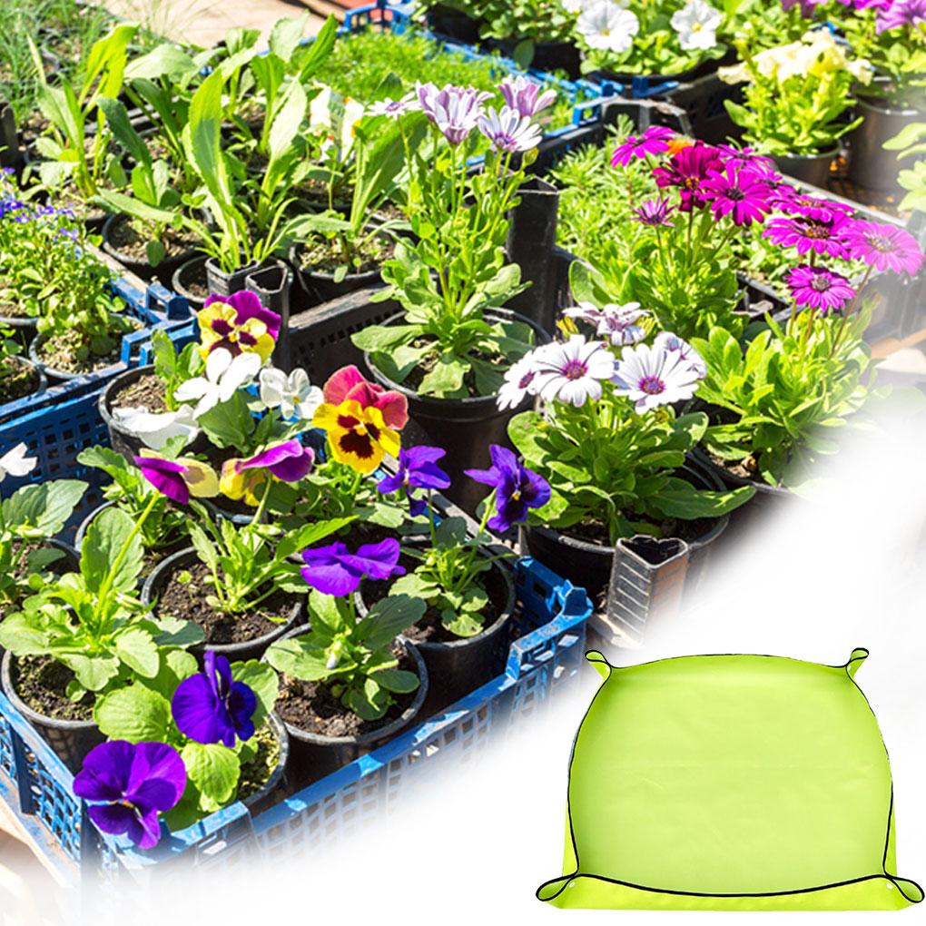 Mat Multifunctional Folding Waterproof Plant Potting Pad Portable Durable Flower Cushion Gardening Supplies Tools