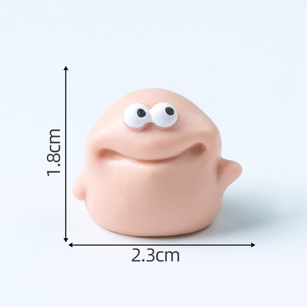 Милая смешная кукла-монстр с большим ртом, сделай сам, аксессуары для декора интерьера автомобиля для приборной панели и рабочего стола, маленькие украшения