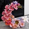 Red Sweet Potato Wedding Flower Decoration & Shoe Display – Premium Artificial Flowers, Tin Box Ornament for Weddings, Free Shipping Included