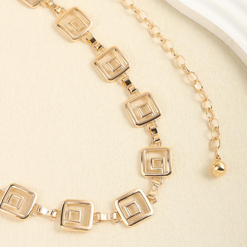 Металлическая цепочка на талию с длинной цепочкой и кисточками, пояс-цепочка на платье, декоративная цепочка, регулируемый пояс в стиле Ins