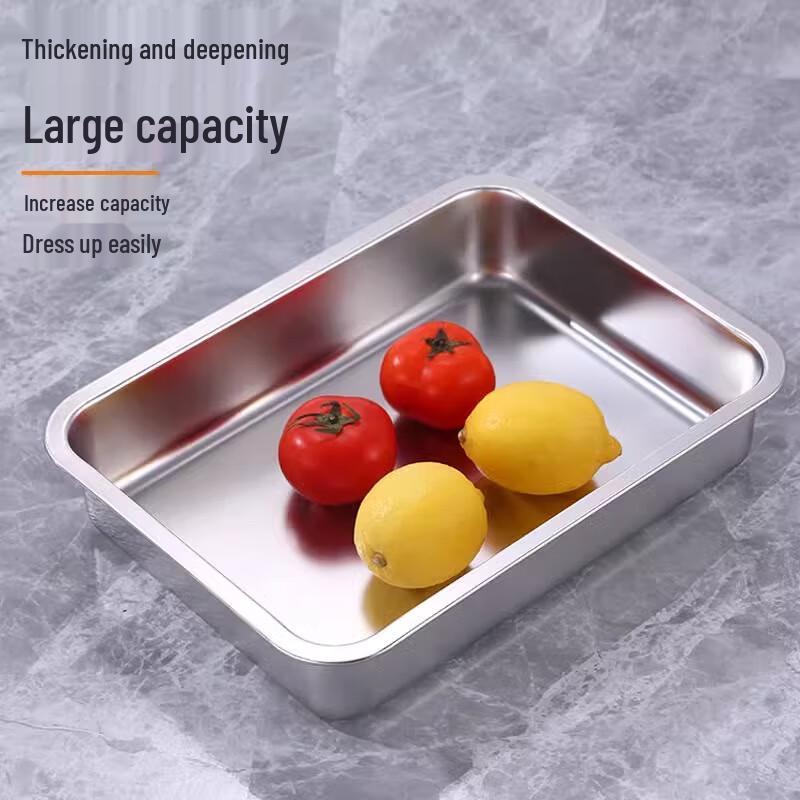 304 Stainless Steel Deep Rectangular Food Pan