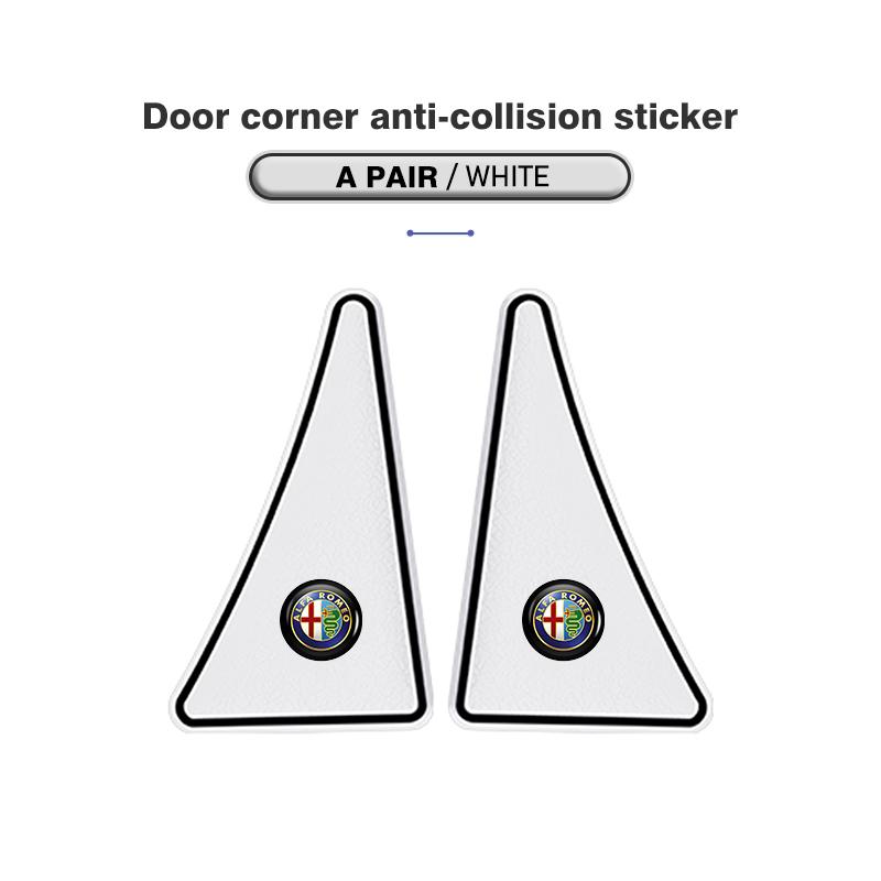 QWAKL1 2026 Hot Alfa Romeo Car Door Corner Cover Anti-collision Protection Sticker For Alfa Romeo Giulietta GT 159 147 156 Mito Brera G