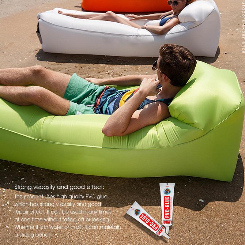 Клей ПВХ для надувного матраса 60 г Клей ПВХ Клей для ремонта надувной лодки Моментальный суперклей для резины ПВХ Надувная кровать