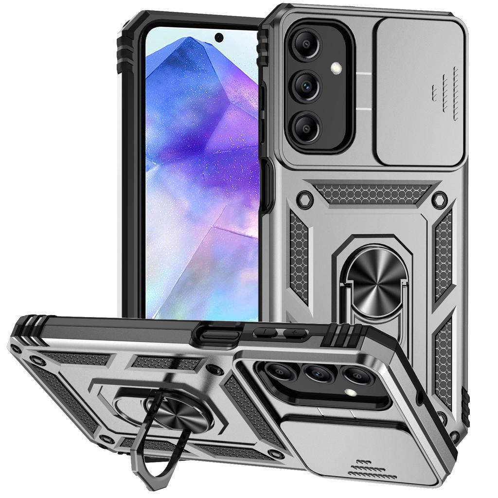 For Samsung Galaxy A35 5G Case Camera Slide Protector Kickstand Shockproof Phone Cover