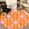 1pc Mandala Office Round Rug, Carpet for Office, Gaming, Lightweight Round Floor Mat yy260205044
