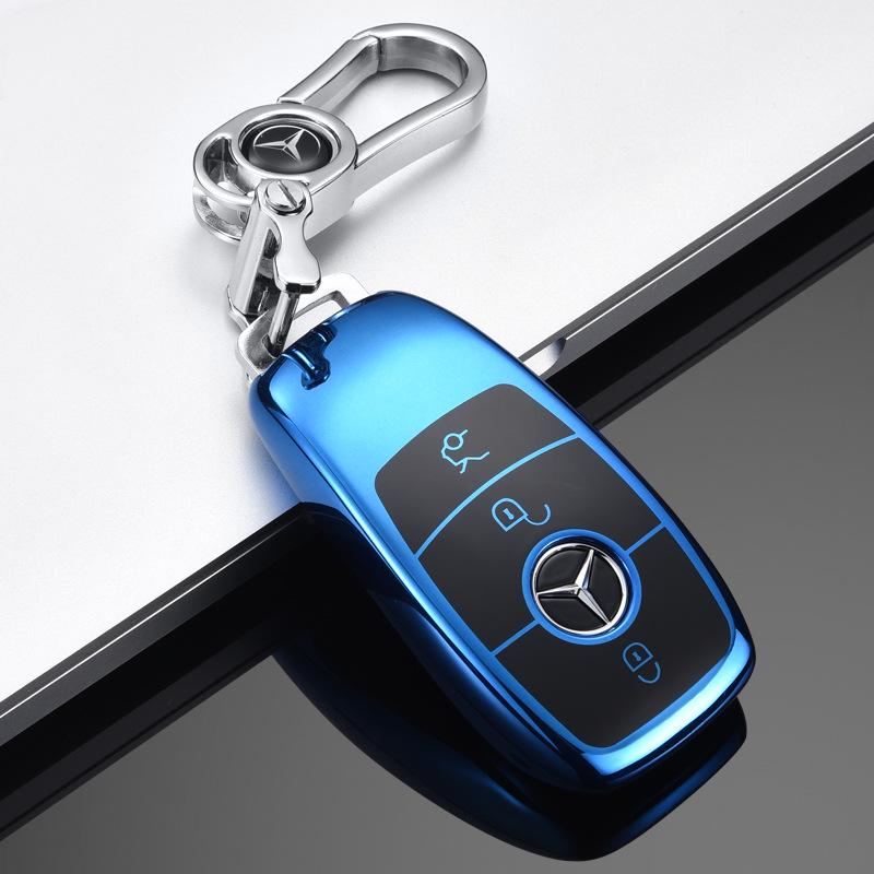 Чехол и пряжка для ключа Mercedes-Benz E300L/S-Class/GLC260L для C260L/C200L/A200L/GLB/GLE