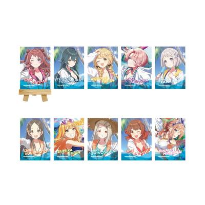 Gakuen Idolmaster 01 '24 Летняя версия. Холст на подрамнике Мини Полный Набор (Коробка из 10 шт.)