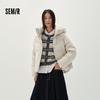 Женский короткий пуховик Semir с капюшоном, 90% пух