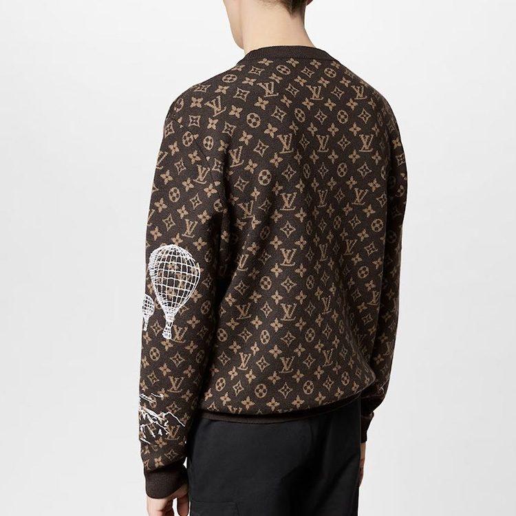 Louis Vuitton Б/у шерстяной джемпер Monogram 2010 года 1ABXYW