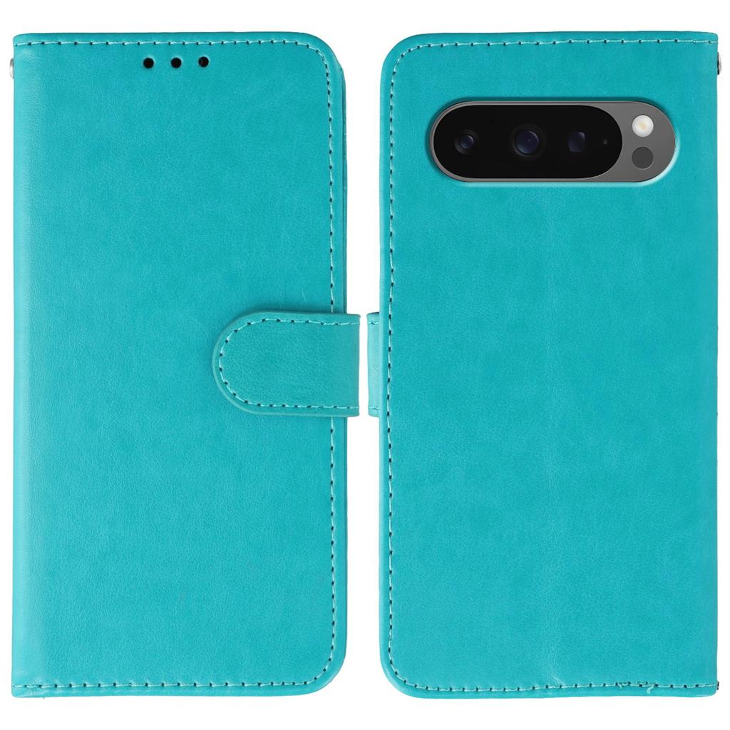 For Google Pixel 10 Pro XL/9 Pro XL Case PU Leather Flip Wallet Phone Cover with Strap