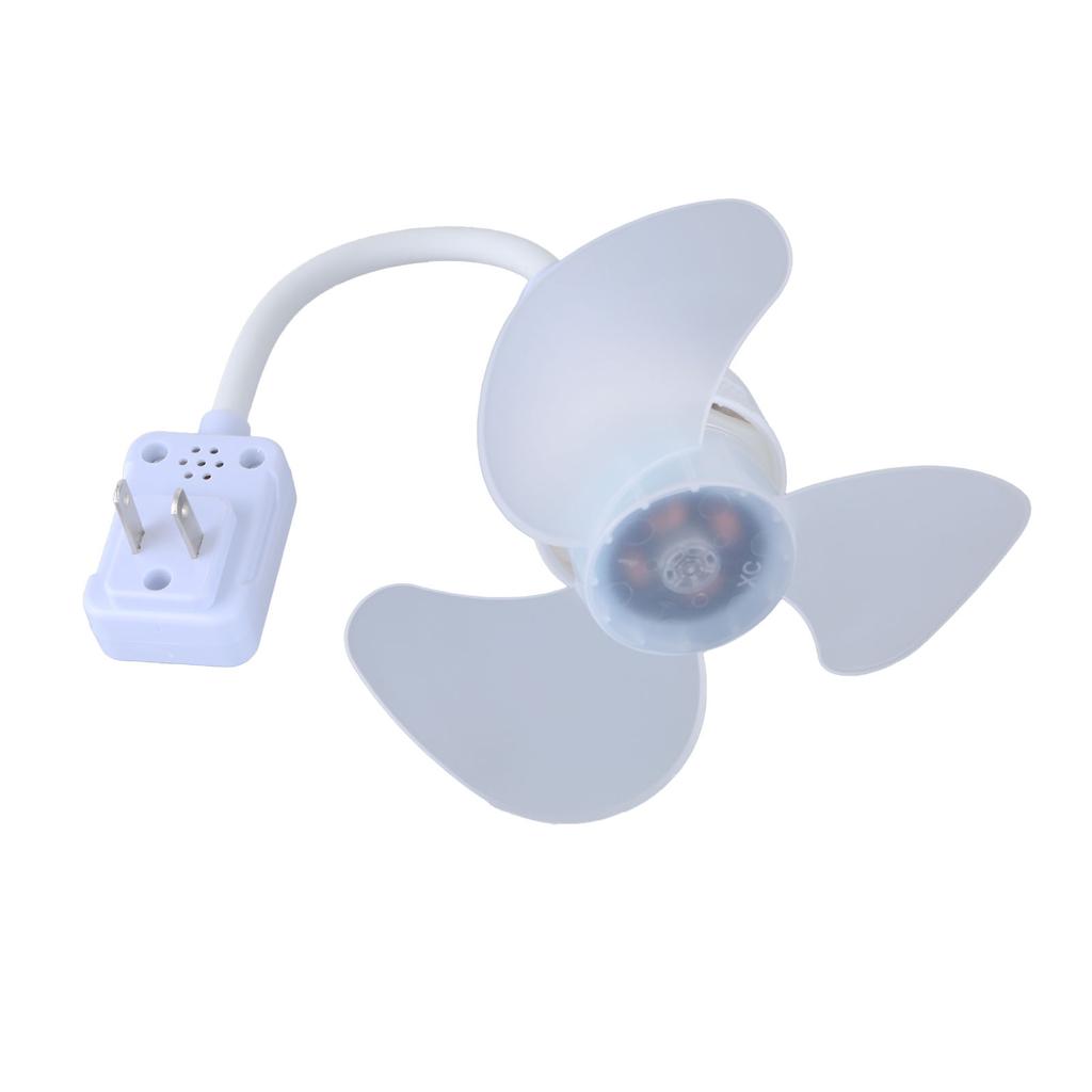 E27 LED Bulb Fan AC85-265V 5W Angle Adjustable Led Light Bulb Fan with On/Offs Switches For Home Cooling Light Fan